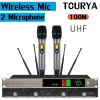 ms220cx Professional Wireless Microphone with One Drag Two True Diversity Remote U-segment Wedding Performance Capacitor Anti Sc