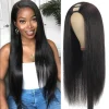 Straight Wigs Cheap U Part Wig Peruvian Virgin Human Hair Wigs For Women Wear and Go Glueless Middle U Shape Wig 180% Wholesale