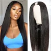 U Part Wig Straight Bob Human Hair Wigs Mongolian Straight V Part Human Hair Wigs U Part Non Lace Wigs No Leave Out Glueless